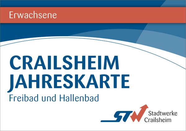 Jahreskarte Erwachsene Bäder Crailsheim