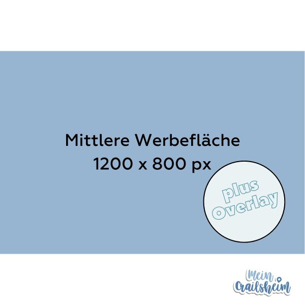 Werbebanner "meinCrailsheim" App - MITTEL (Bruttopreis)