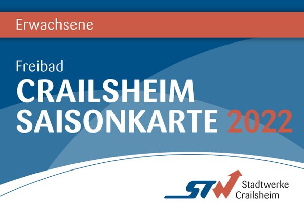 Saisonkarte Erwachsene Bäder Crailsheim
